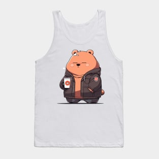 bear need coffe Tank Top